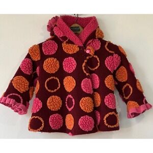 Corky & Company Polka Dot Hooded Jacket Toddler Girls 24M Colorful